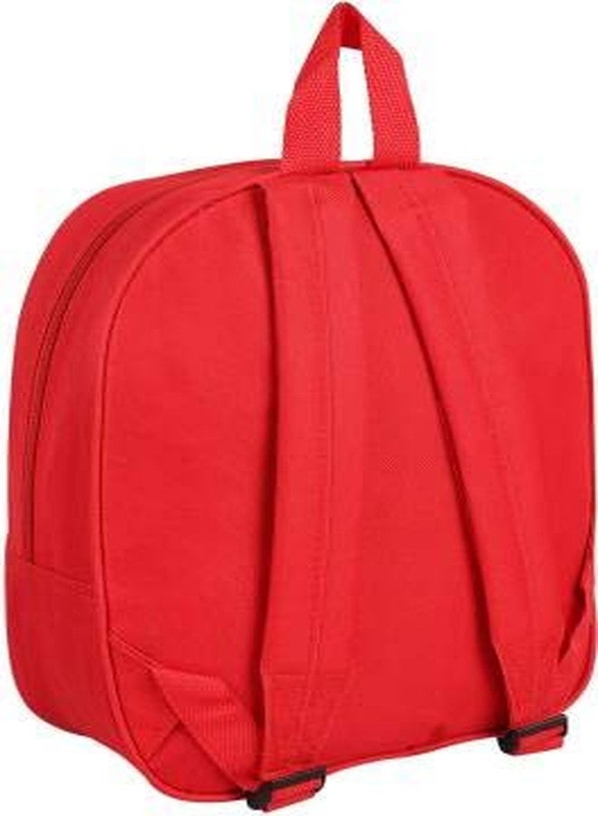 Ineffable Owl 3D Print Polyster Kids School Bag/School Backpack for Kids (Red) - Image 4